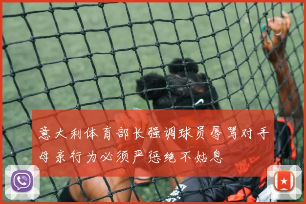 意大利体育部长强调球员辱骂对手母亲行为必须严惩绝不姑息